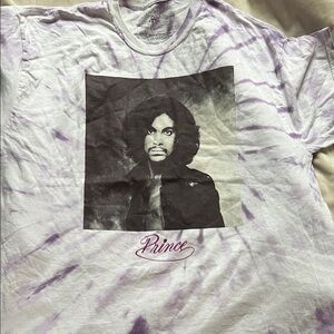 Prince White and Purple Graphic Tee